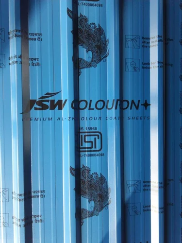 JSW COLOURON Colour Coated roofing sheets Arcslot