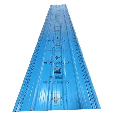 JINDAL INDIA - Colour Coated Roofing sheets BLUE Colour - 0.50mm thick