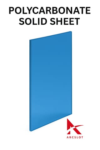 Polycarbonate Solid Sheet- 2MM - LOTUS (Blue)