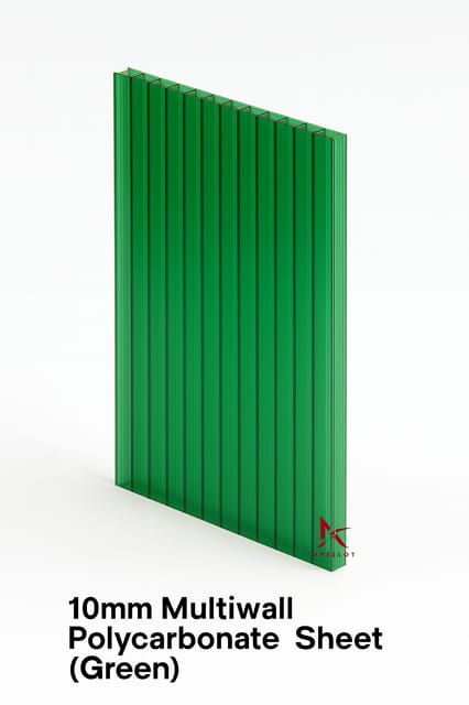 Lotus Polycarbonate Multiwall Sheet (10mm thick) - Green