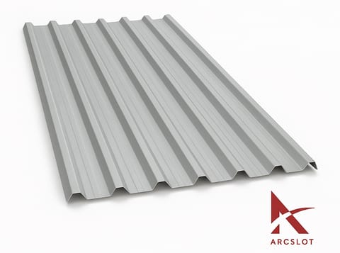 TATA Prisma - Colour Coated Roofing sheets AZ 150 (Light Grey)