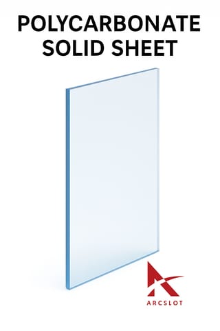 Polycarbonate Solid Sheet- 2MM - LOTUS (Clear)