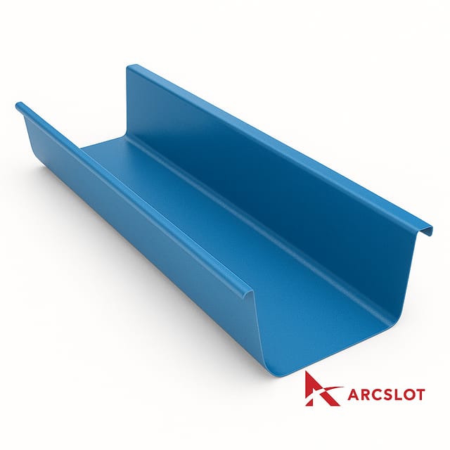 Water Gutters - 3.00 mtrs (Colour coated sheet) -0.50mm thick