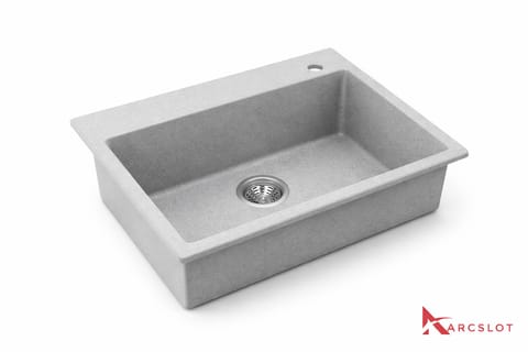 Kitchen Quartz Sink - Small ( Grey Colour )