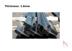 ARCSLOT Z Purlins 1.6mm Thick